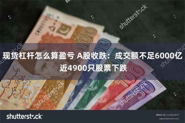 现货杠杆怎么算盈亏 A股收跌：成交额不足6000亿 近4900只股票下跌