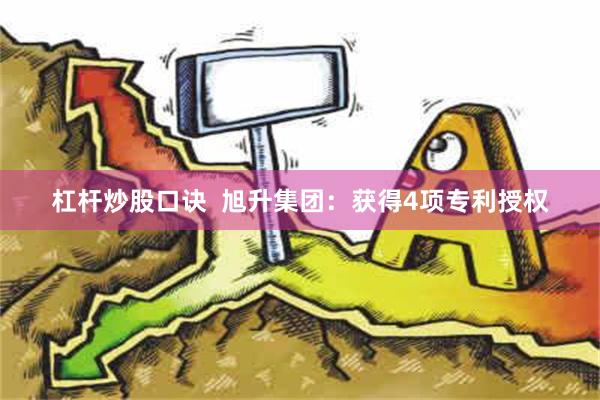 杠杆炒股口诀  旭升集团：获得4项专利授权