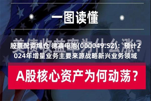 股票配资爆仓 德赛电池(000049.SZ)：预计2024年增量业务主要来源战略新兴业务领域