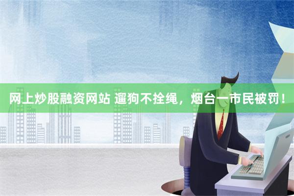 网上炒股融资网站 遛狗不拴绳，烟台一市民被罚！